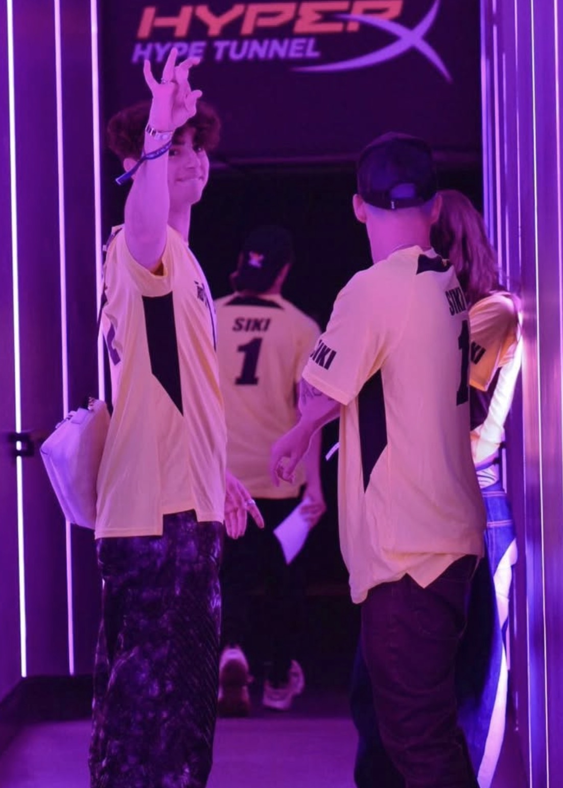 SIKI team at HyperX Hype Tunnel